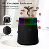 Air Purifier for Home Bedroom Allergies Pets Hair 20㎡ HEPA Filter Remove Formaldehyde Dust Smoke Pollutants Odor Colorful Light